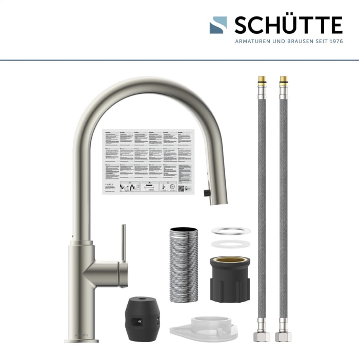 Schütte BLACKPOOL Spültischarmatur, mit herausziehbarem Auslauf