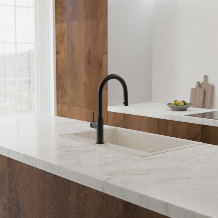 Schütte BLACKPOOL Spültischarmatur, mit herausziehbarem Auslauf