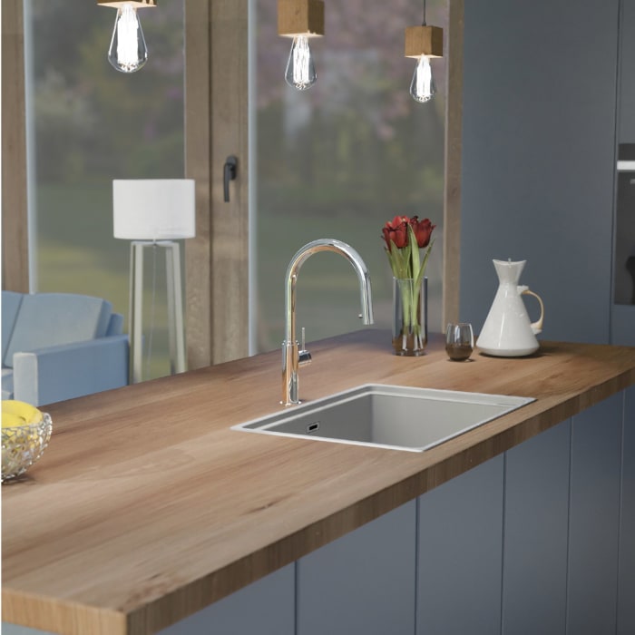 Schütte BLACKPOOL Spültischarmatur, mit herausziehbarem Auslauf