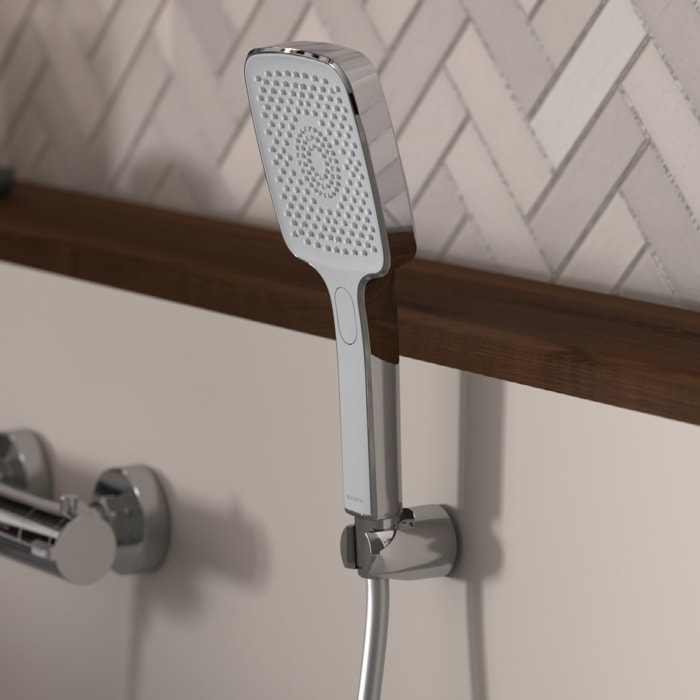 Schütte HAWAII Handbrause eckig mit 3 Strahlarten