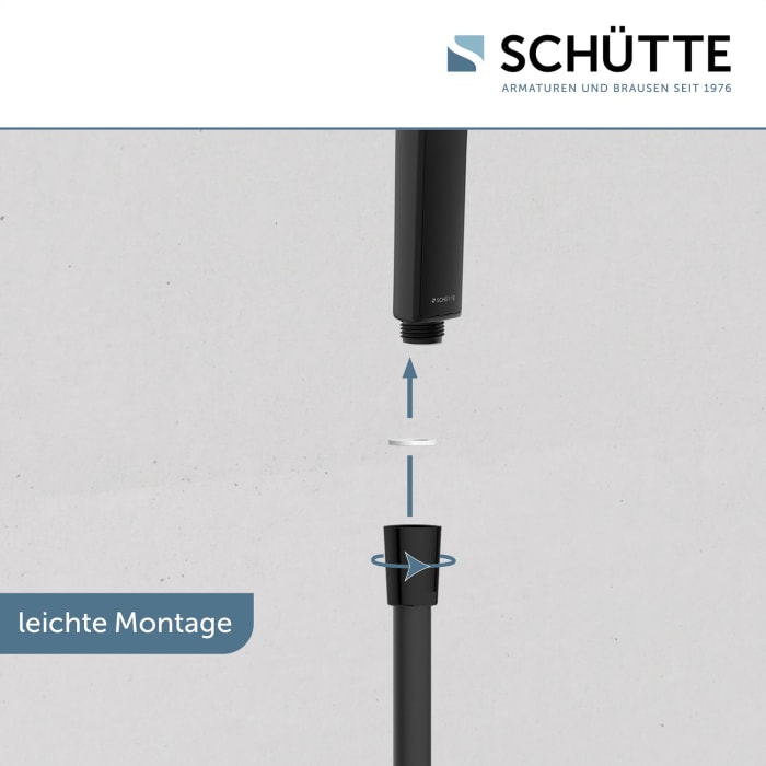 Schütte HAWAII Handbrause eckig mit 3 Strahlarten