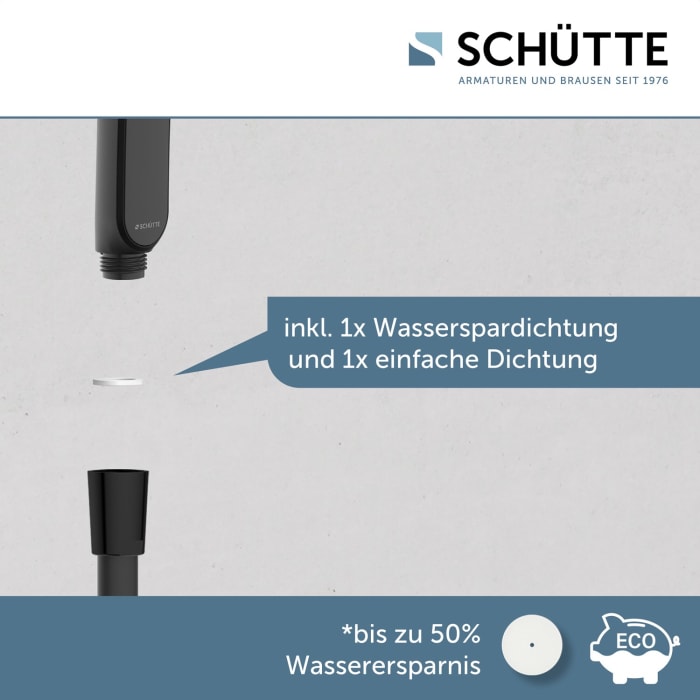 Schütte KARIBIK Stangenbrause-Set, Handbrause oval