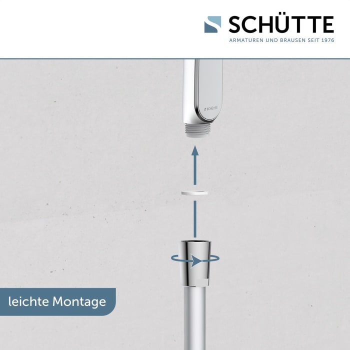 Schütte KARIBIK Stangenbrause-Set, Handbrause oval