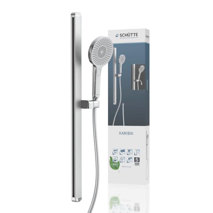 Schütte KARIBIK Stangenbrause-Set, Handbrause oval