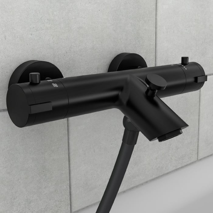 Schütte LONDON Wannenarmatur mit Thermostat, Aufputz