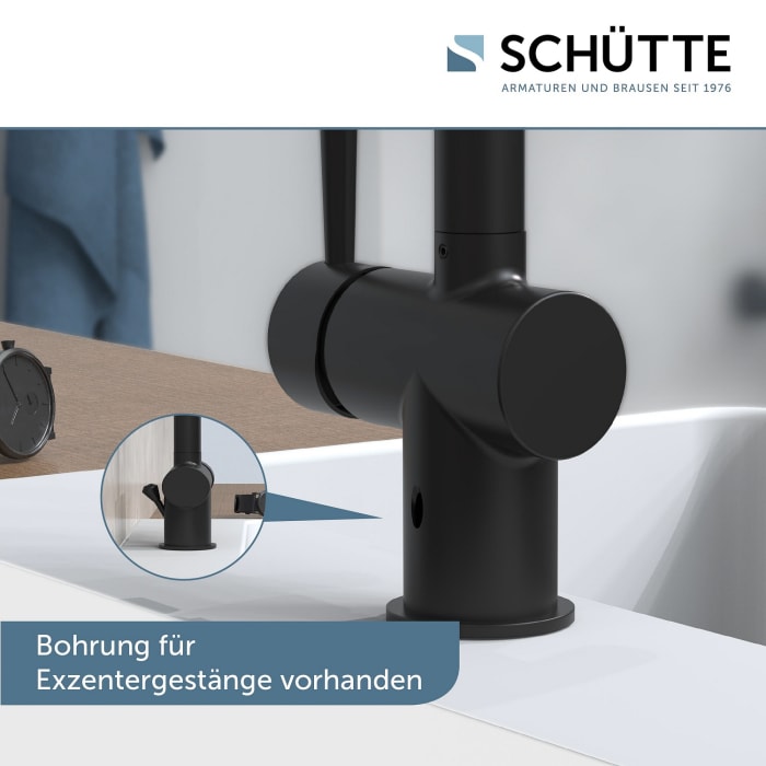 Schütte CORNWALL Waschtischarmatur mit Ablaufgarnitur Pop Up