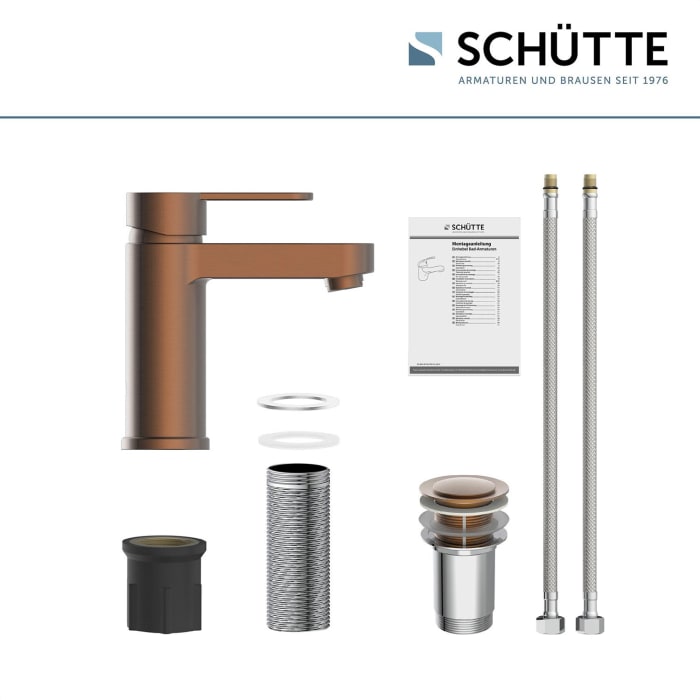 Schütte ELEPHANT Waschtischarmatur mit Ablaufgarnitur Pop Up