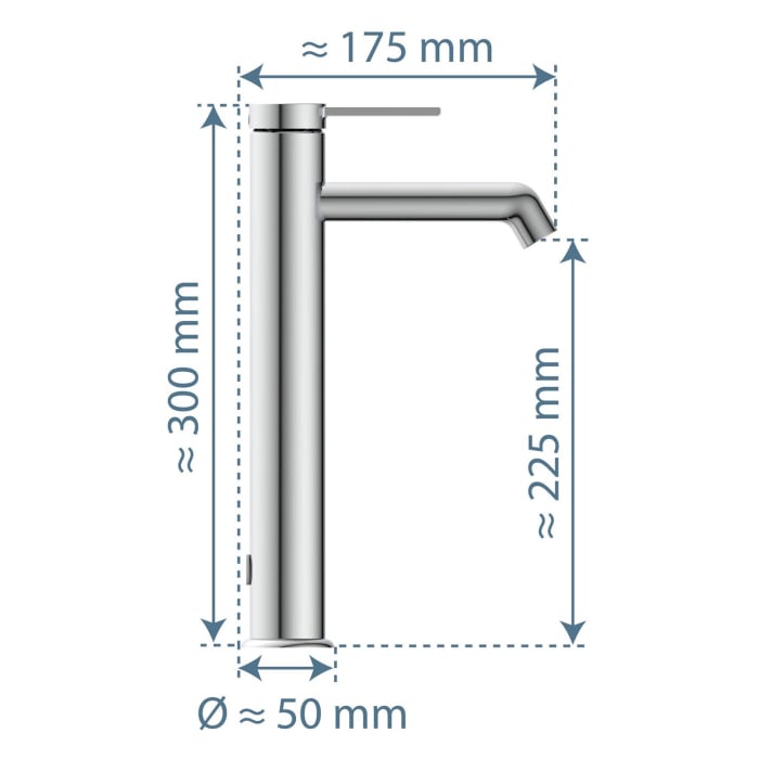 Schütte LOS ANGELES Waschtischarmatur für Aufsatzwaschbecken