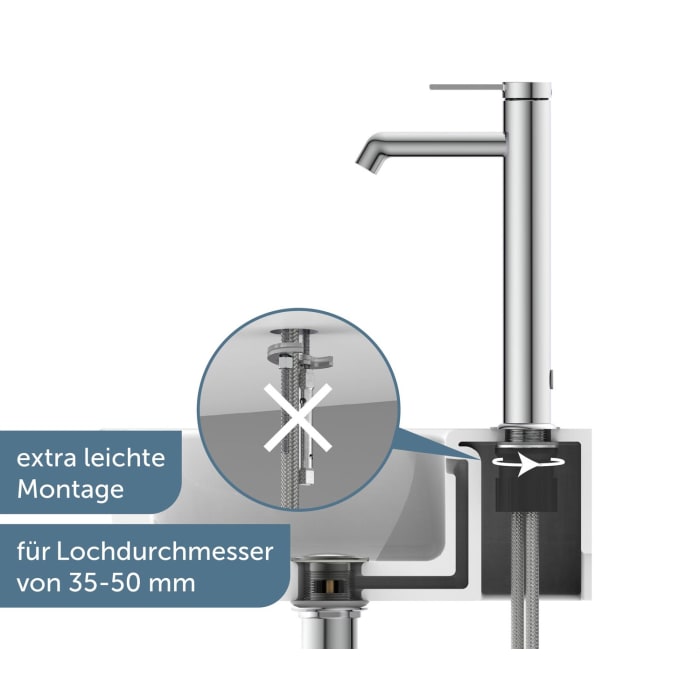Schütte LOS ANGELES Waschtischarmatur für Aufsatzwaschbecken