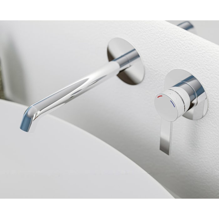 Schütte LOS ANGELES Waschtischarmatur für Wandmontage inkl. Unterputzbox