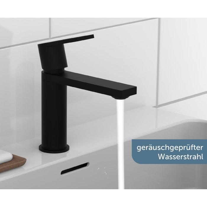 Schütte MANHATTAN Waschtischarmatur mit Ablaufgarnitur Pop Up