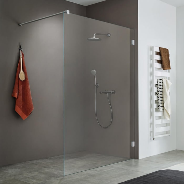 Sprinz In-Loop X Walk-in Freistehende Scheibe 120 x 210 cm