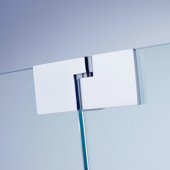 Sprinz Omega Fünfeckdusche 4-teilig 90 x 90 x 200 cm mit Pendeltüren