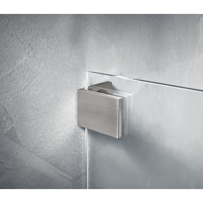 Sprinz Omega Supersteel Edition Pendeltür mit Festteil für Nische 90 x 200 cm