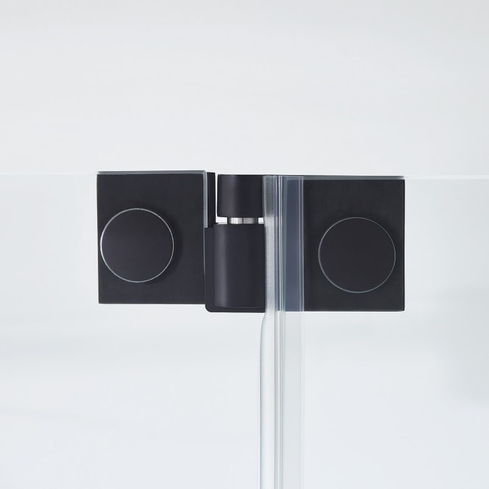 Sprinz Omega Black Edition Pendeltür oder Tür 90 x 90 x 210 cm