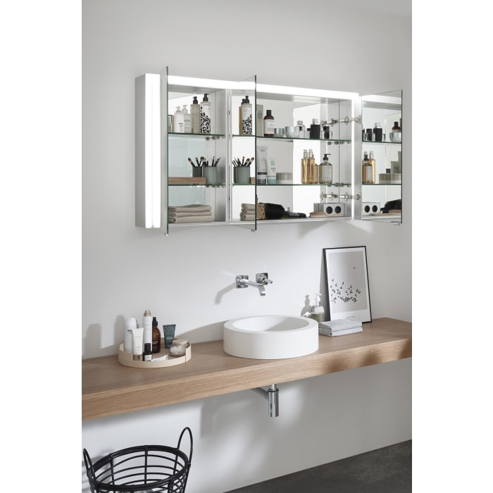 Sprinz Elegant-Line 2.0 Spiegelschrank Modell 01 Aufputz, 40 cm, Türanschlag links