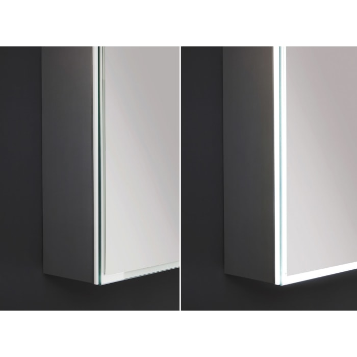 Sprinz Pure-Line Spiegelschrank Aufputz mit 2 Türen 60 cm