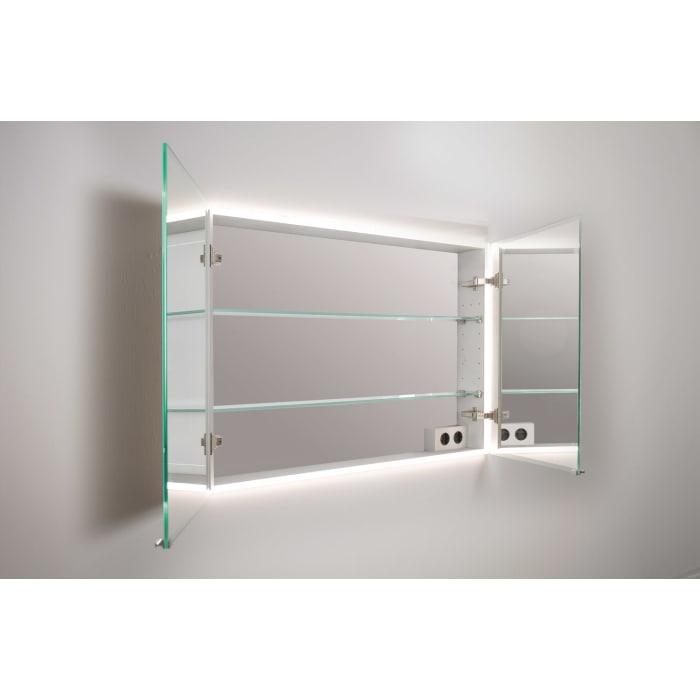 Sprinz Pure-Line Spiegelschrank Einbau mit 2 Türen 60 cm