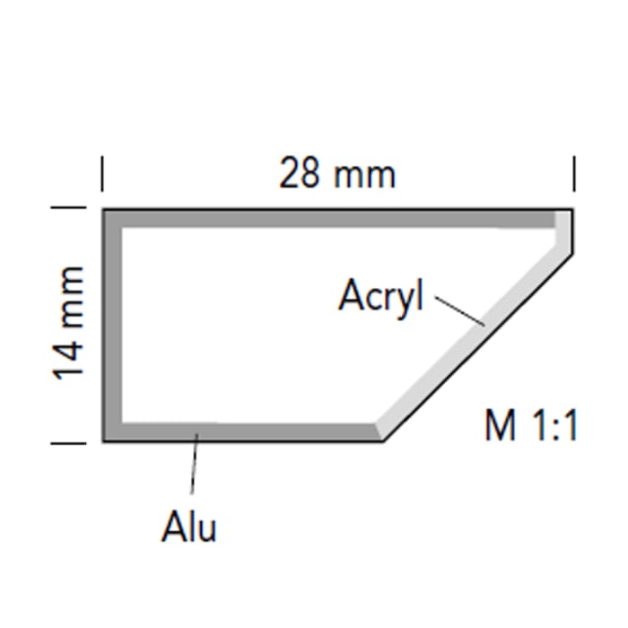 Sprinz Abdeckrahmen 150 cm mit LED Beleuchtung, Weißlichtadaption und Dimmung
