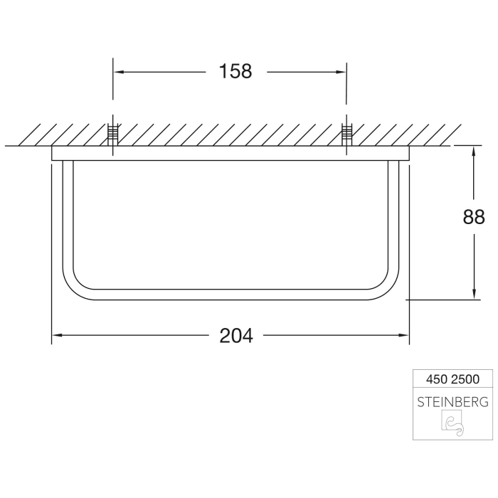 Steinberg Serie 450 Handtuchhalter