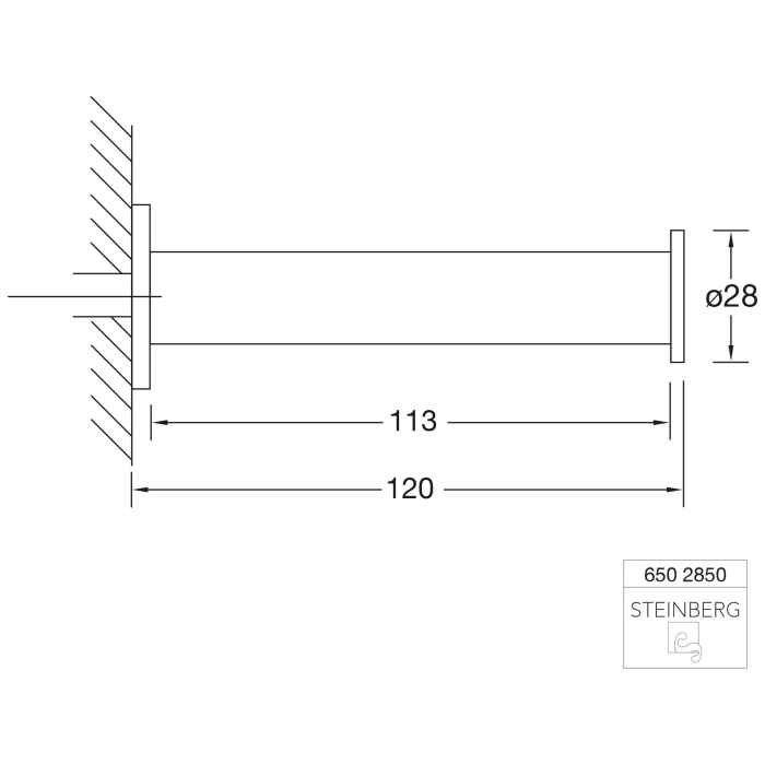 Steinberg Serie 650 Reservepapierhalter