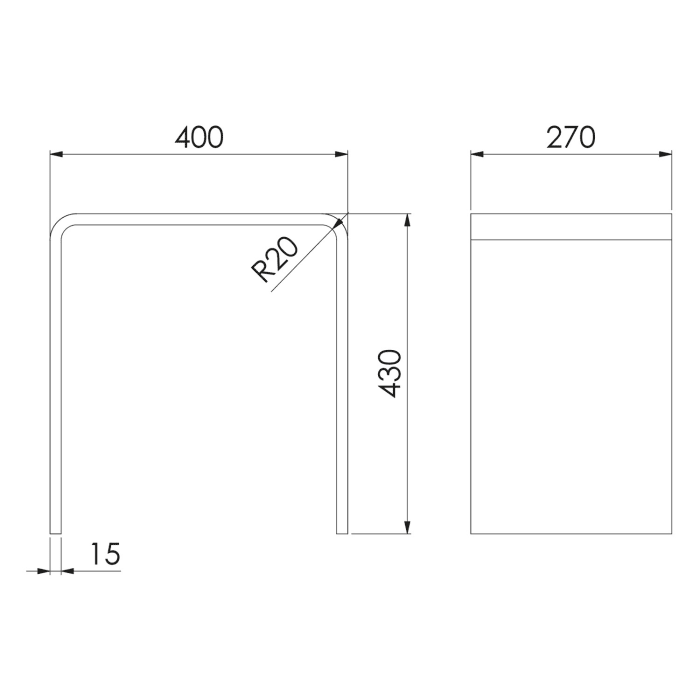 Steinberg Serie 432 Hocker aus Polyresin