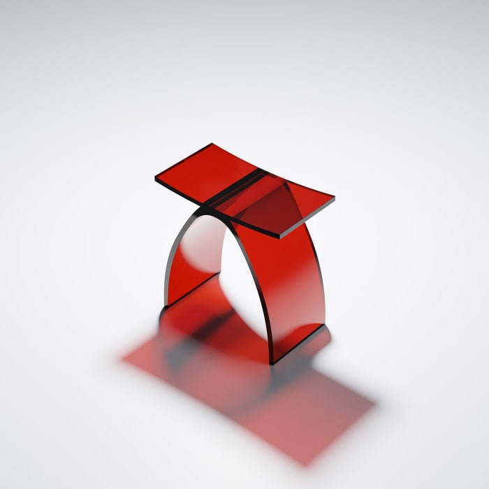 Steinberg Serie 432 Hocker aus Polyresin