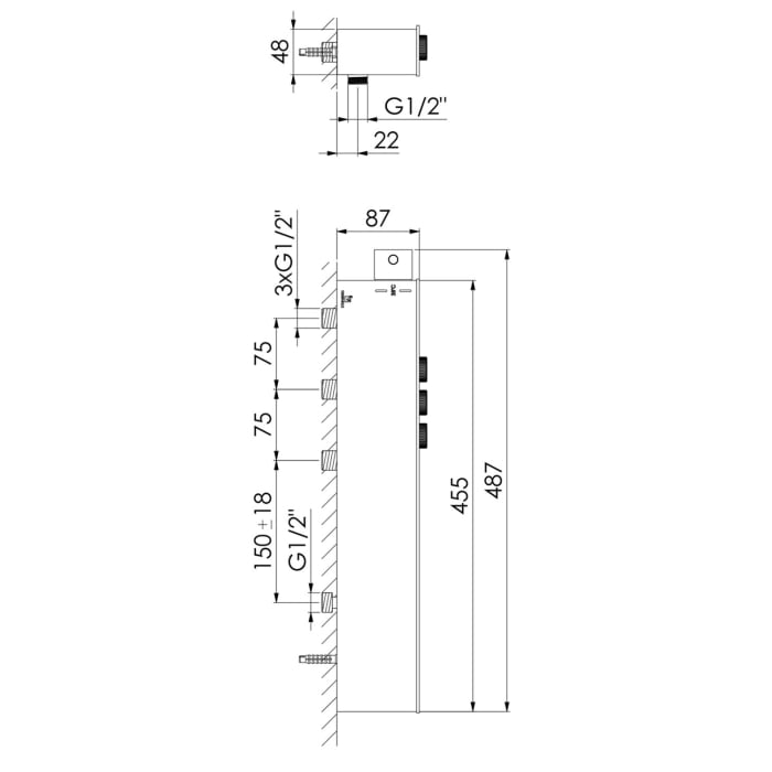 Steinberg Serie 390 Unterputzthermostat