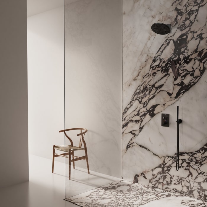 Steinberg Serie 390 Unterputz Brause-Komplettset für 2 Verbraucher