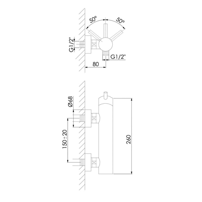Steinberg Serie 100 Brause Einhebelmischbatterie