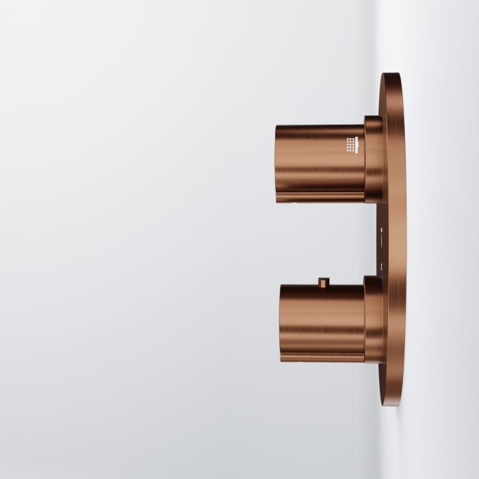 Steinberg Serie 100 Fertigmontageset für Unterputzthermostat mit 2-Wege- Umsteller