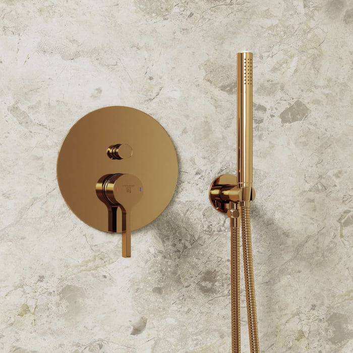 Steinberg Serie 100 Brause-Wandhalter mit Brauseanschlussbogen