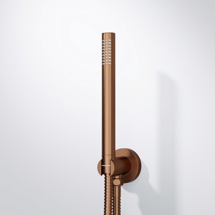 Steinberg Serie 100 Handbrausegarnitur mit integriertem Wandanschlussbogen