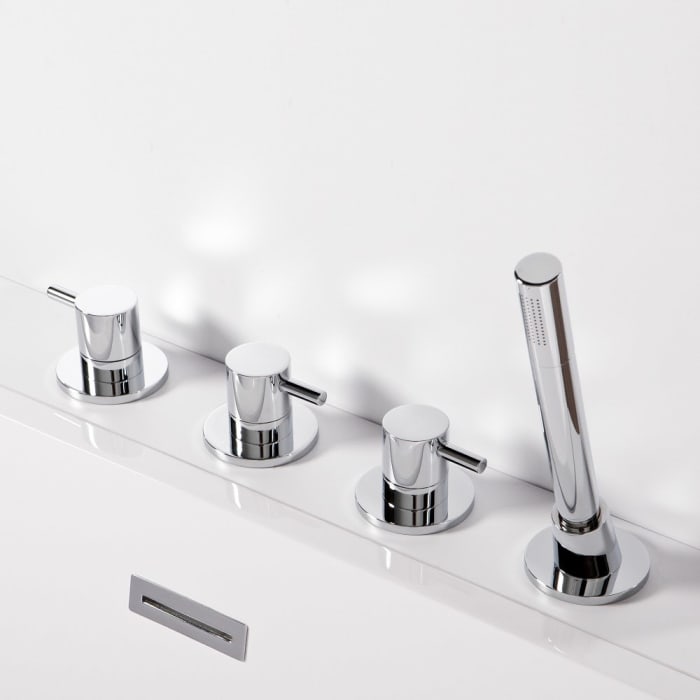 Steinberg Serie 100 4-Loch Wannenrandarmatur