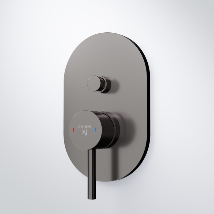 Steinberg Serie 100 Fertigmontageset Wanne-/Brausearmatur Unterputz