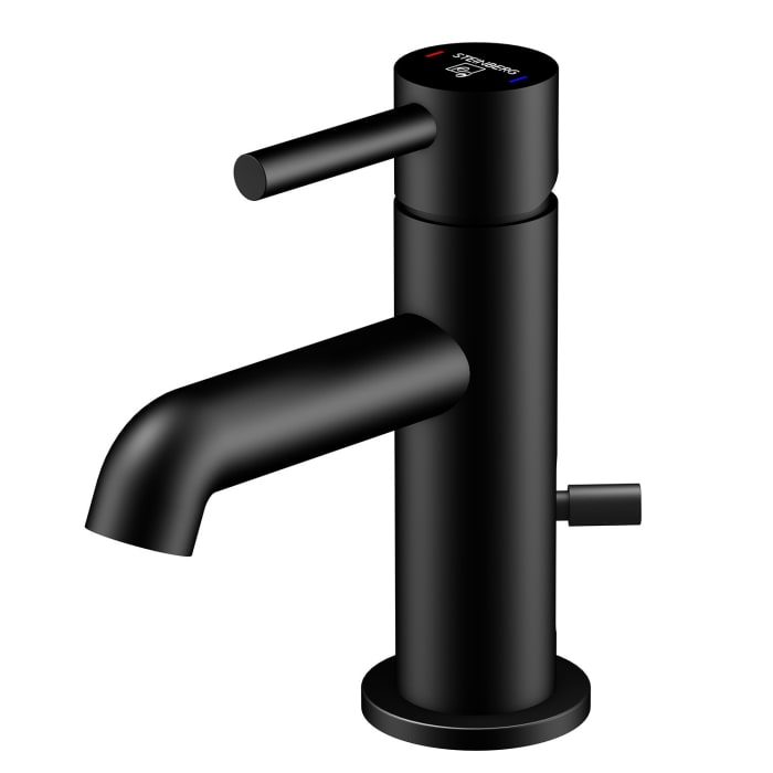 Steinberg Serie 100 Waschtisch-Einhebelmischbatterie mit Ablaufgarnitur