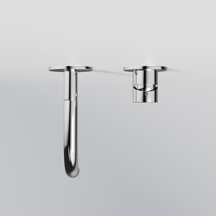 Steinberg Serie 100 Wand-Waschtisch Einhebelmischer Ausladung 19,5 cm