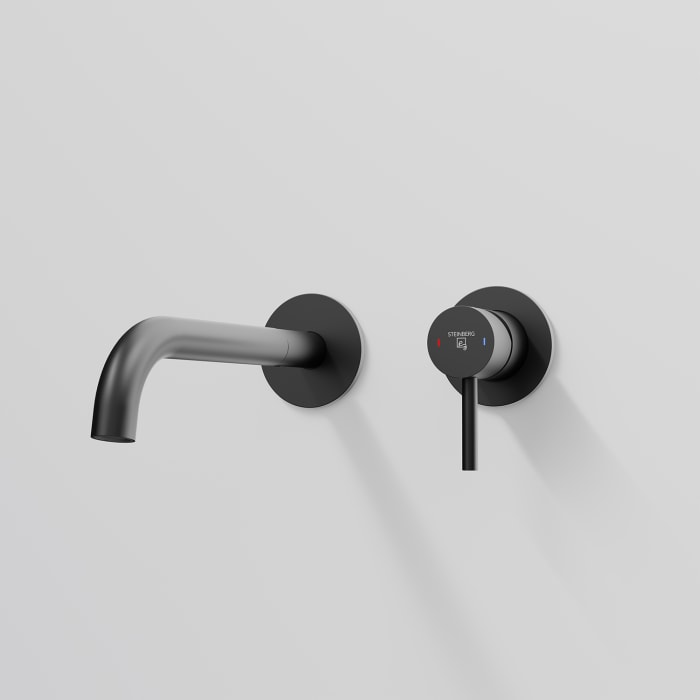 Steinberg Serie 100 Wand-Waschtisch Einhebelmischer Ausladung 24,5 cm