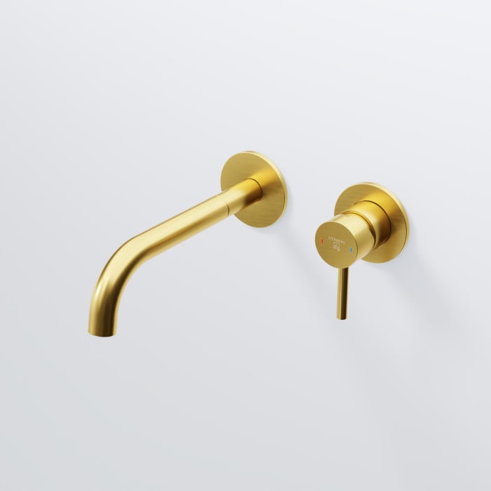 Steinberg Serie 100 Wand-Waschtisch Einhebelmischer Ausladung 24,5 cm