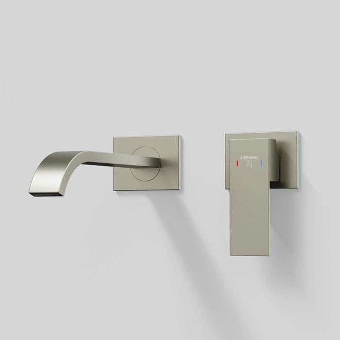 Steinberg Serie 135 Wand-Waschtisch Einhebelmischer Ausladung 20 cm