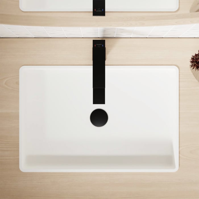 Steinberg Serie 160 Waschtisch-Einhebelmischbatterie Ausladung 17,5 cm