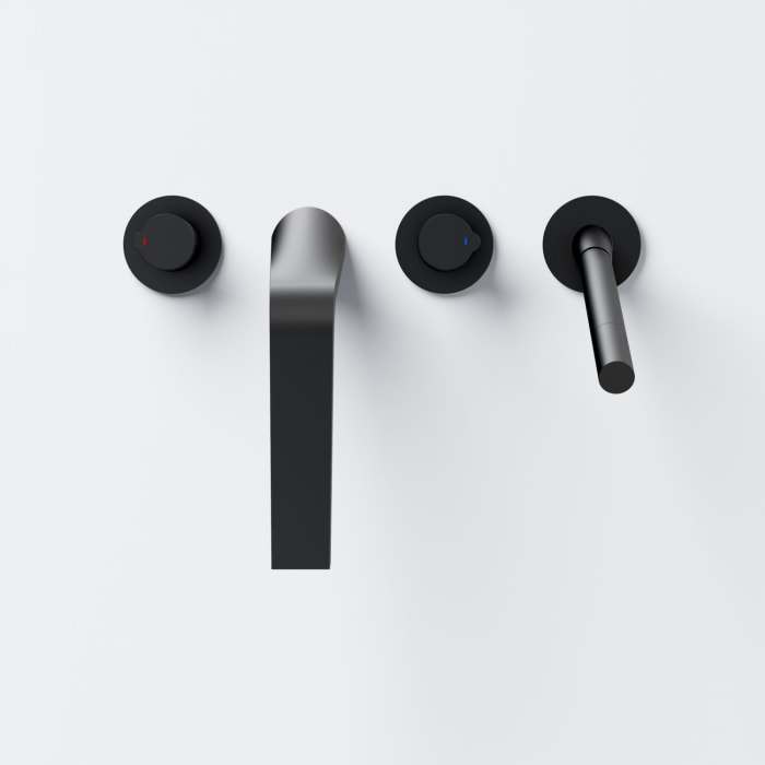 Steinberg Serie 260 4-Loch Wanne/Brause-Standarmatur mit Auslauf