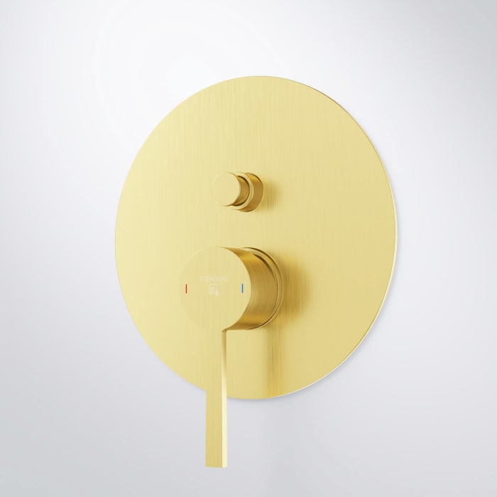 Steinberg Serie 260 Fertigmontageset Wanne-/Brausearmatur Unterputz