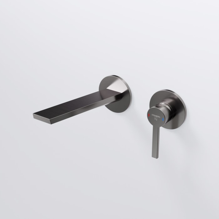 Steinberg Serie 260 Waschtisch-Einhebelmischbatterie Fertigmontageset, Wandmontage