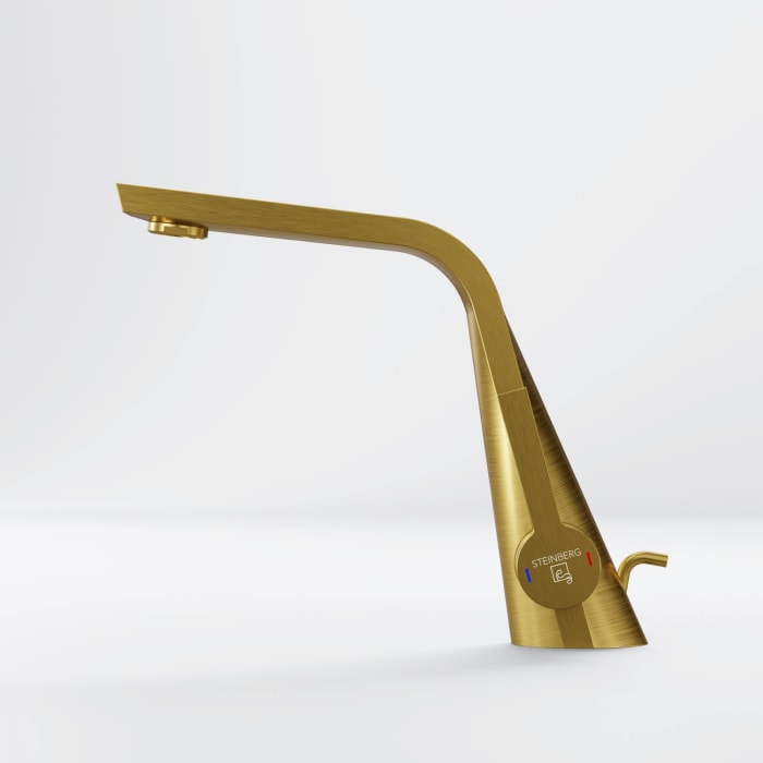 Steinberg Serie 260 Waschtisch-Einhebelmischbatterie mit Ablaufgarnitur