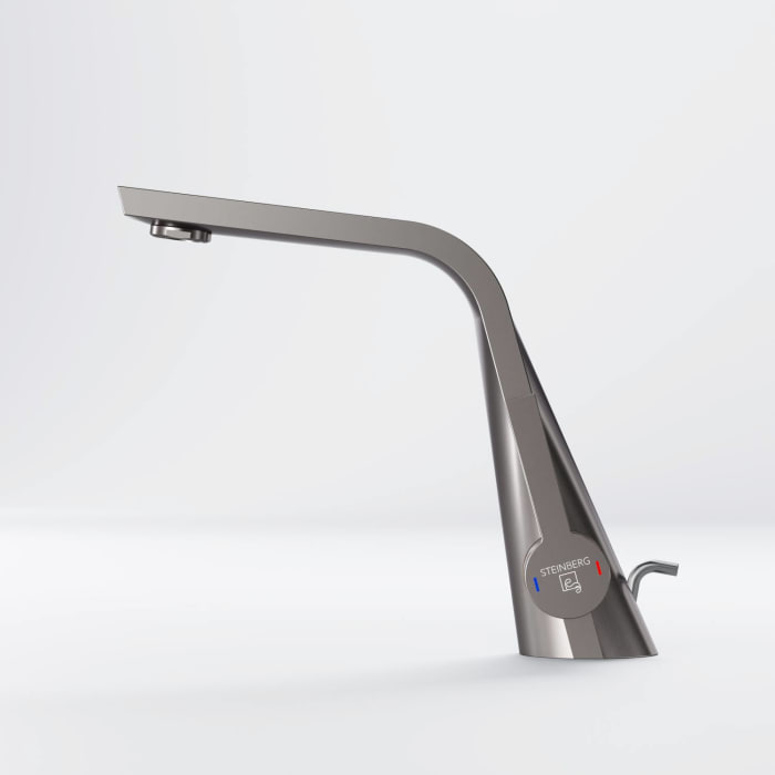 Steinberg Serie 260 Waschtisch-Einhebelmischbatterie mit Ablaufgarnitur