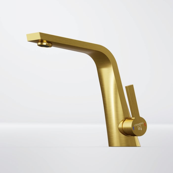 Steinberg Serie 260 Waschtisch-Einhebelmischbatterie mit Ablaufgarnitur