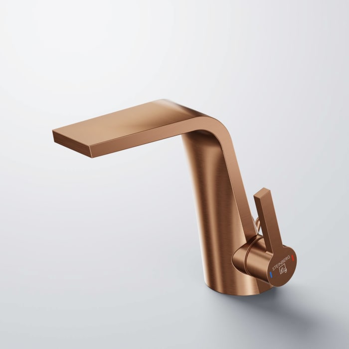 Steinberg Serie 260 Waschtisch-Einhebelmischbatterie mit Ablaufgarnitur