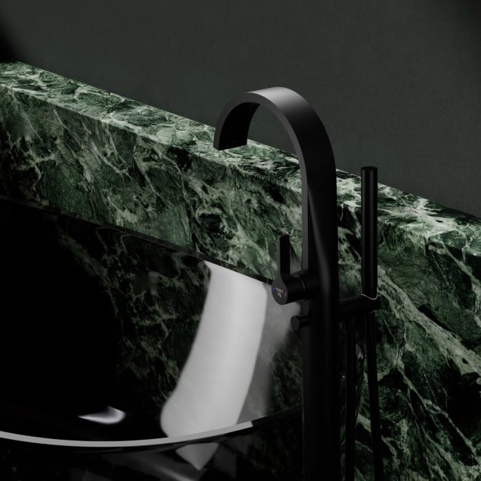 Steinberg Serie 280 Freistehende Wannen- und Brausearmatur