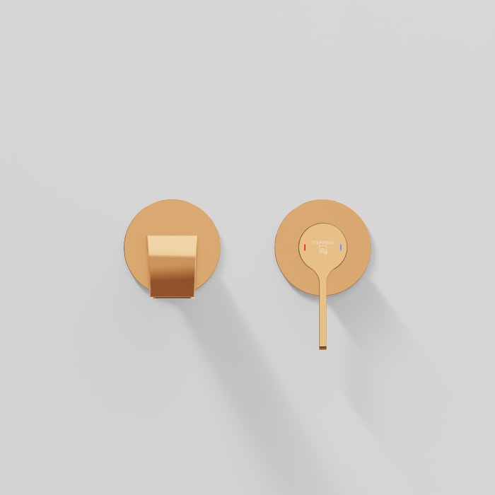 Steinberg Serie 280 Wand-Waschtisch Einhebelmischer, Ausladung 21,5 cm